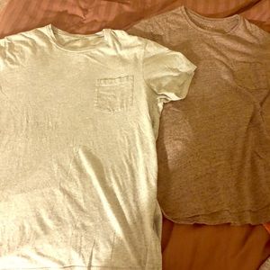 2 J Crew pocket T shirts, bundle deal